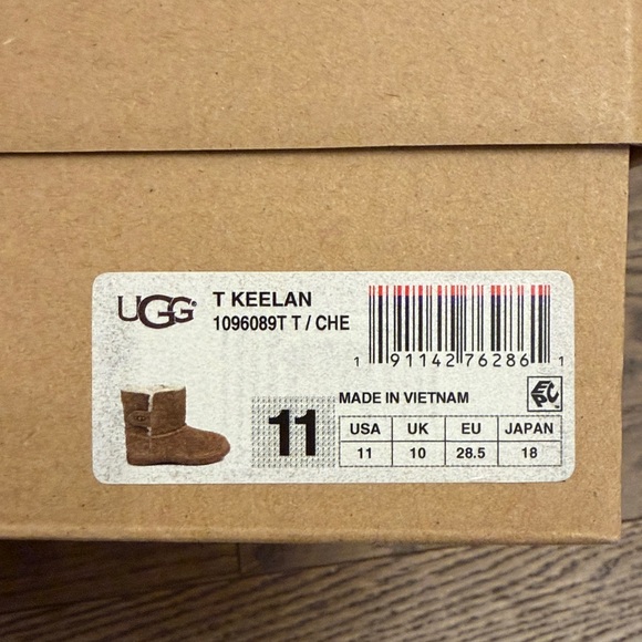 NTW Toddler UGG Keelan Boots in Chesnut - Picture 5 of 7
